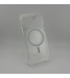 Силикон Space Case MagSafe Apple iPhone 12 / 12 Pro (Прозрачный)