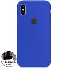 Силикон Original Round Case Apple iPhone XS Max (48) Ultramarine