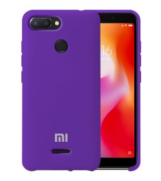 Силикон Original Case Xiaomi Redmi 6 (Фиолетовый)