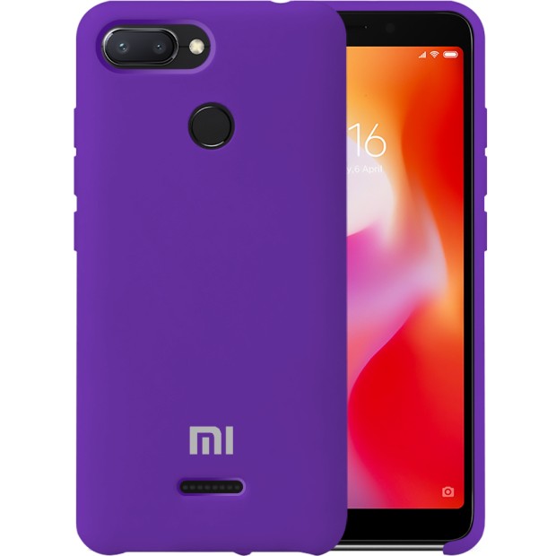 Силиконовый чехол Original Case Xiaomi Redmi 6 (Фиолетовый)