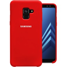 Силикон Original Case HQ Samsung Galaxy A8 (2018) A530 (Красный)