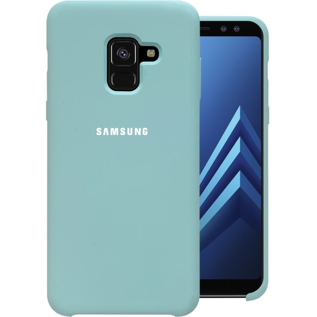 Силикон Original Case HQ Samsung Galaxy A8 (2018) A530 (Бирюзовый)