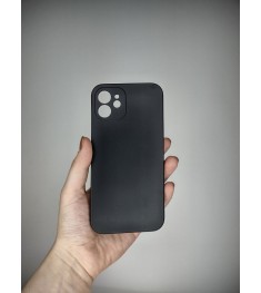 Силикон ShutCam Graphite Apple iPhone 12 (Чёрный)