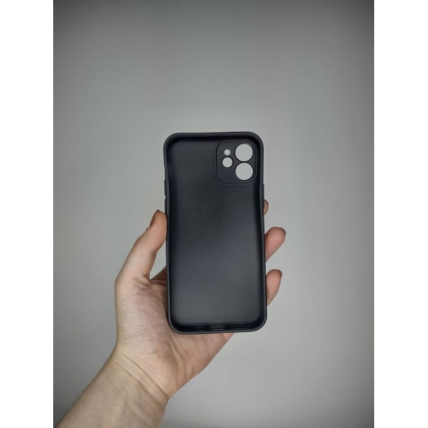 Силикон ShutCam Graphite Apple iPhone 12 (Чёрный)