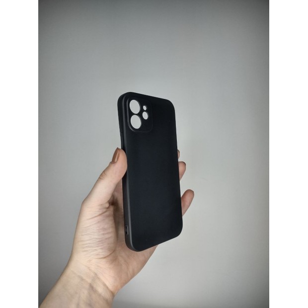 Силикон ShutCam Graphite Apple iPhone 12 (Чёрный)