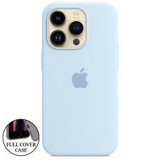Силикон Original Round Case Apple iPhone 14 Pro (53) Sky Blue