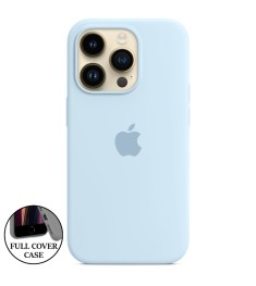 Силикон Original Round Case Apple iPhone 14 Pro (53) Sky Blue