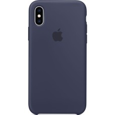 Чехол Silicone Case Apple iPhone XS Max (Midnight Blue)