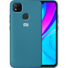 Силікон Original 360 Case Logo Xiaomi Redmi 9C (Кобальт)