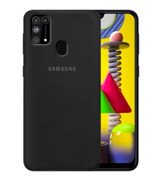 Силикон Original 360 Case Logo Samsung Galaxy M31 (2020) (Чёрный)
