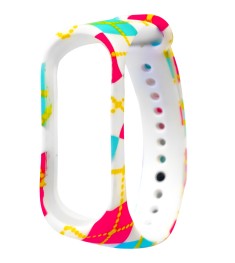 Ремешок Picture Design Xiaomi Mi Band 3 / Mi Band 4 (Клетка, 01)