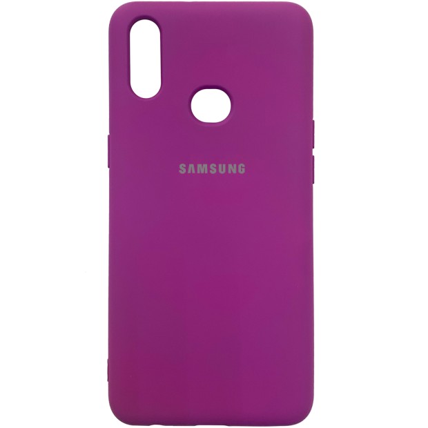 Силикон Original Case (HQ) Samsung Galaxy A10s (2019) (Сиреневый)