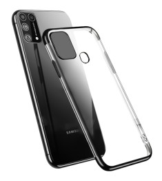 Силикон UMKU Line Samsung Galaxy M31 (2020) (Чёрный)