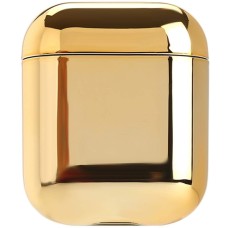 Чехол для наушников Clear Case Apple Airpods Mirror (Gold)