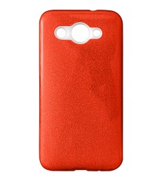 Силикон Glitter Huawei Y3 (2017) (Красный)