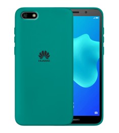 Силикон Original 360 Case Logo Huawei Y5 Prime (2018) / Honor 7A (Тёмно-зелёный)..