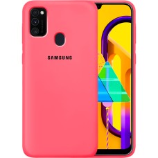 Силикон Original 360 Case Logo Samsung Galaxy M30s (2019) (Клубничный)