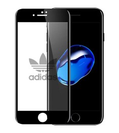 Защитное стекло 5D Picture Apple iPhone 6 / 7 / 8 Black (Adidas)