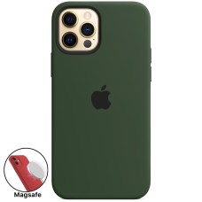 Силикон Original MagSafe Case Apple iPhone 12 Pro Max (Cyprus Green)