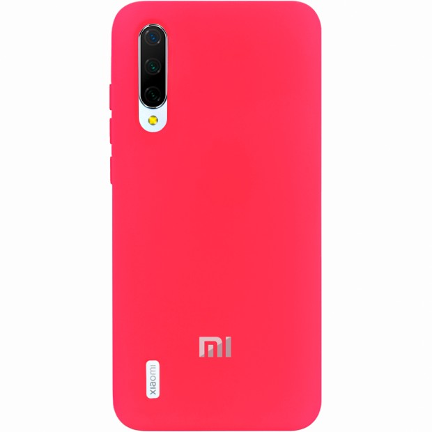 Силикон Original Case (HQ) Xiaomi Mi9 Lite / Mi CC9 (Малиновый)