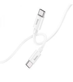 USB-кабель Hoco X87 60W (1m) (Type-C to Type-C) (Белый)