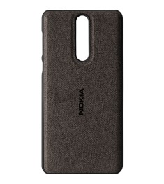 Силикон Textile Nokia 8 (Чёрный)