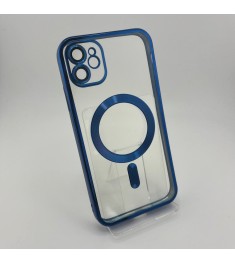 Чехол UMKU Shining with MagSafe Apple iPhone 11 (Steel Blue)