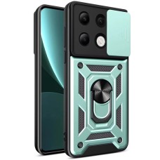 Бронь-чехол Ring Serge Armor ShutCam Case Xiaomi Redmi Note 13 4G (Зелёный)