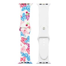 Ремешок Print Apple Watch Silicone 42 / 44 mm (Butterfly 2)