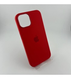 Чехол Silicone Case with MagSafe Apple iPhone 14 (Red)