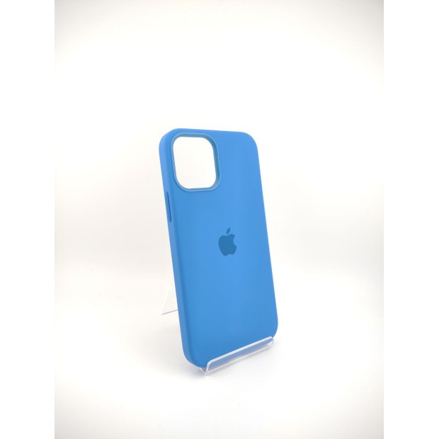 Чехол Silicone Case with MagSafe Apple iPhone 12 / 12 Pro (Capri Blue)