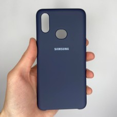 Силикон Original Case Logo Samsung Galaxy A10s (2019) (Тёмно-синий)