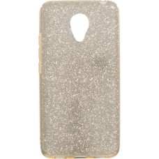 Силиконовый чехол Glitter Meizu M3 Note (Золотой)