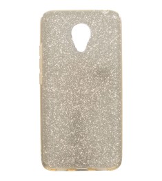 Силиконовый чехол Glitter Meizu M3 Note (Золотой)