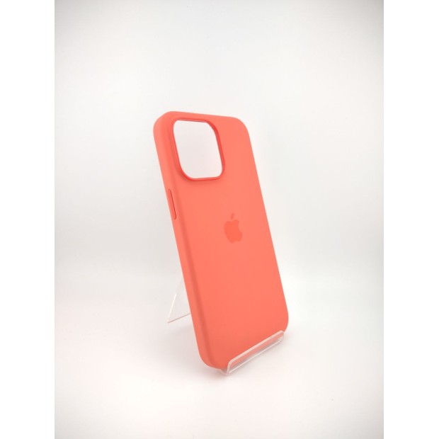 Чехол Silicone Case with MagSafe Apple iPhone 15 Pro Max (Guava)