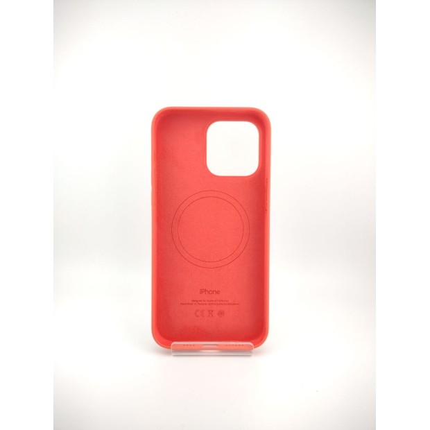 Чехол Silicone Case with MagSafe Apple iPhone 15 Pro Max (Guava)