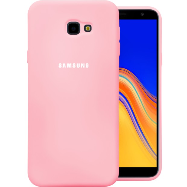 Силикон Original 360 Case Logo Samsung Galaxy J4 Plus (2018) J415 (Розовый)