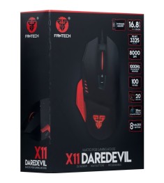 мышь проводная USB Fantech X11 Daredevil (Чёрный)