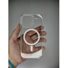 Накладка Monblan Magsafe Apple iPhone 13 Pro (Прозрачный)