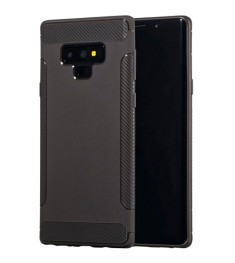 Силикон Soft Carbon Samsung Galaxy Note 9 (Чёрный)