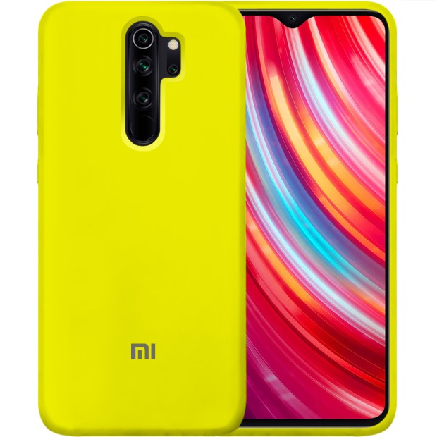 Силикон Original 360 Case Logo Xiaomi Redmi Note 8 Pro (Жёлтый)