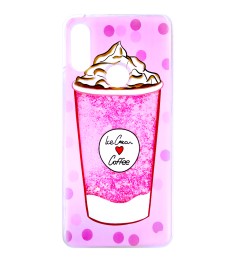 Силиконовый чехол Liquid Fashion Xiaomi Redmi Note 7 (Coffee)