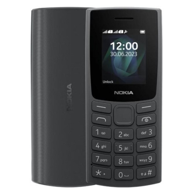 Мобильный телефон Nokia 105 Dual Sim (2023) (Charcoal) (no charger)