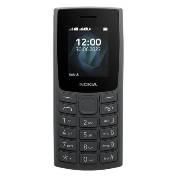 Мобильный телефон Nokia 105 Dual Sim (2023) (Charcoal) (no charger)