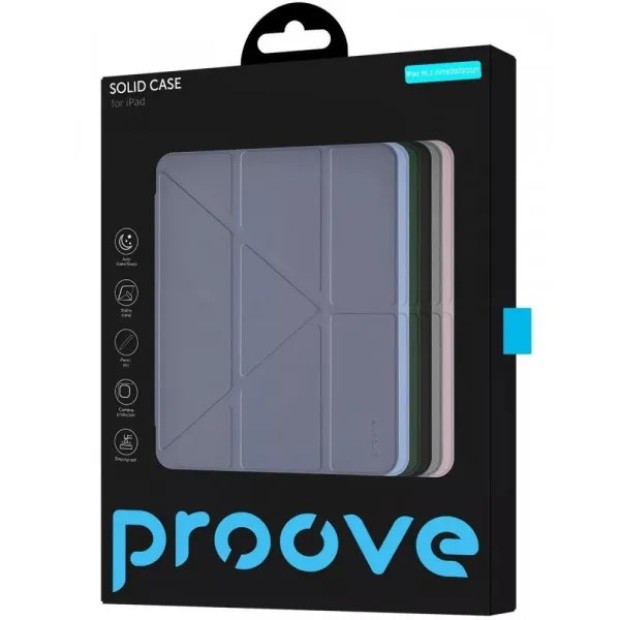 Чехол-книжка Proove Solid Case Apple iPad 10.2" (2019 / 2020 / 2021) (Black)