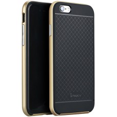 Силиконовый чехол iPaky Carbon Case Apple iPhone 6 / 6s (Золотой)