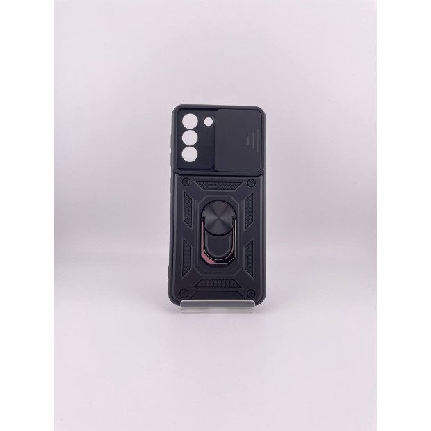 Бронь-чехол Ring Serge Armor ShutCam Case Samsung Galaxy S21 (Чёрный)