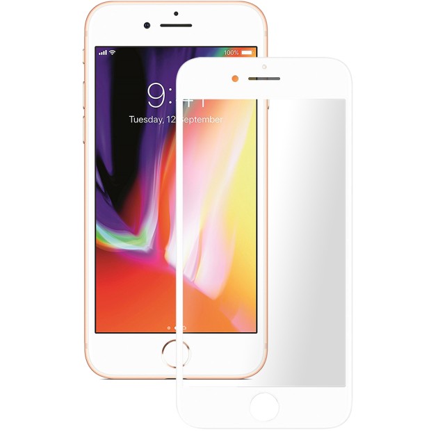 Стекло 5D Premium HD Apple iPhone 7 Plus / 8 Plus White