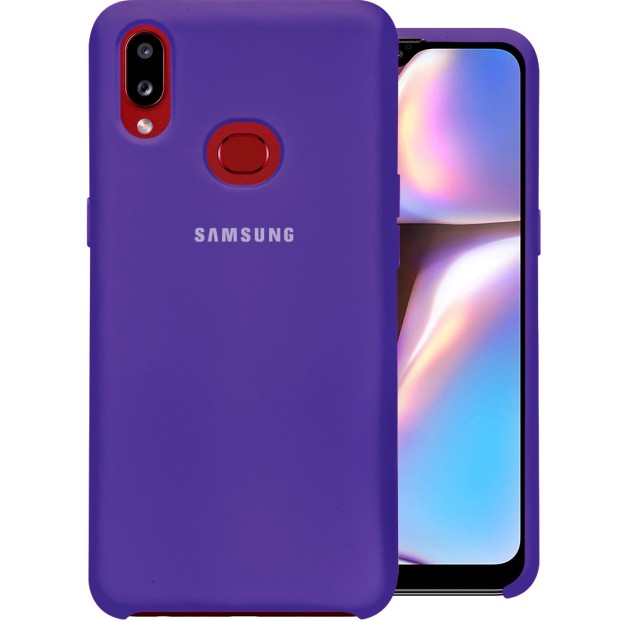 Силикон Original 360 Case Logo Samsung Galaxy A10s (2019) (Фиолетовый)