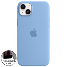 Силикон Original Round Case Apple iPhone 14 Plus (37) Azure